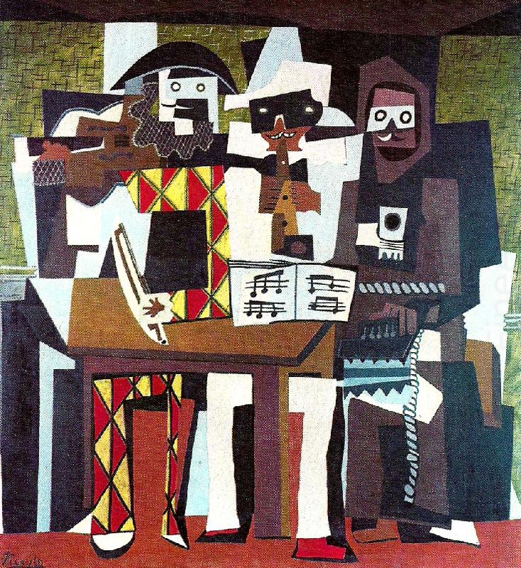 pablo picasso tre musikanter china oil painting image